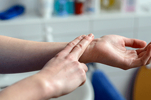 Person Checking Their Blood Pressure